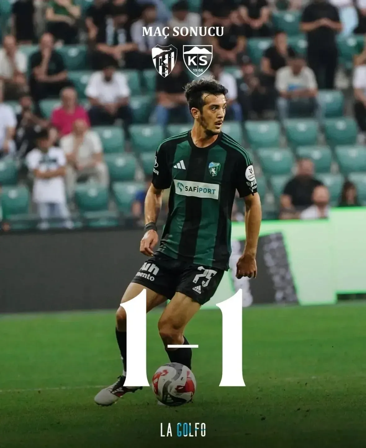 Kocaelispor, Kayserispor karşısında son nefeste beraberliği kurtardı