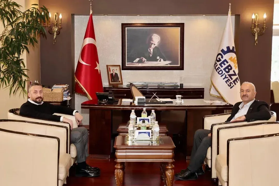 Başkan Büyükgöz ve Yusuf İzzettin Öztürk bir araya geldi