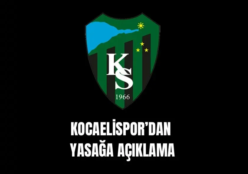 Kocaelispor’dan transfer yasağına ilişkin açıklama!