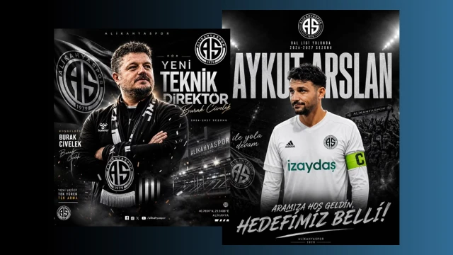 Alikahyaspor’da Burak Civelek ve Aykut Aslan ile devam