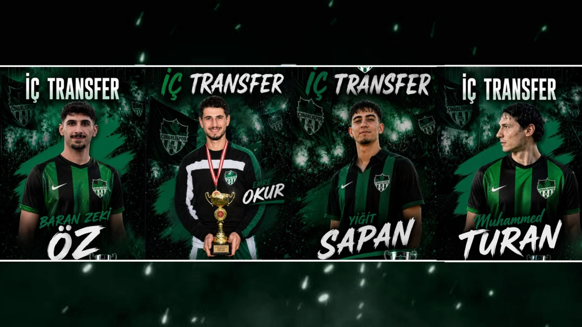 Çınarlıspor iç transferde 4 isimle anlaştı