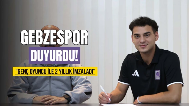 Gebzespor, genç oyuncuyu kadrosuna kattı