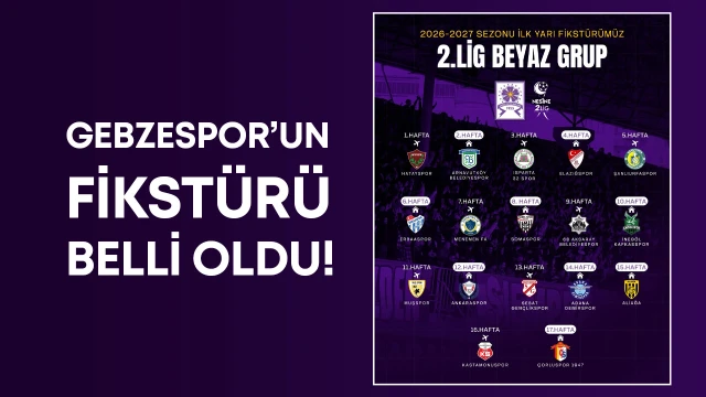 Gebzespor yeni sezonu Hatay’da açacak