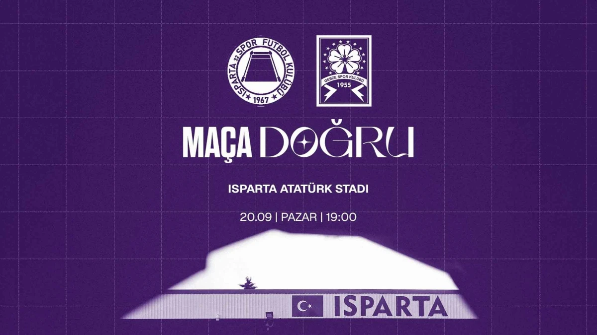 Gebzespor’un 3. hafta rakibi Isparta 32 Spor