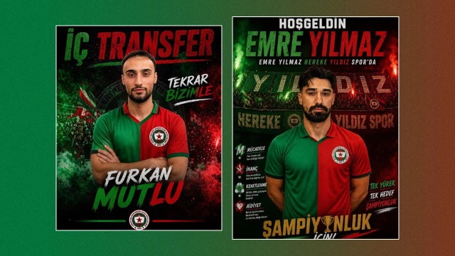 Hereke Yıldızspor’dan iki imza