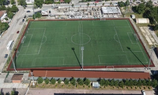 Kandıra İlçe Stadı’nda 1.300 kişilik tribün hızla yükseliyor