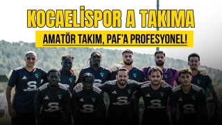 Kocaelispor PAF profesyonelle, A takım amatörle oynuyor