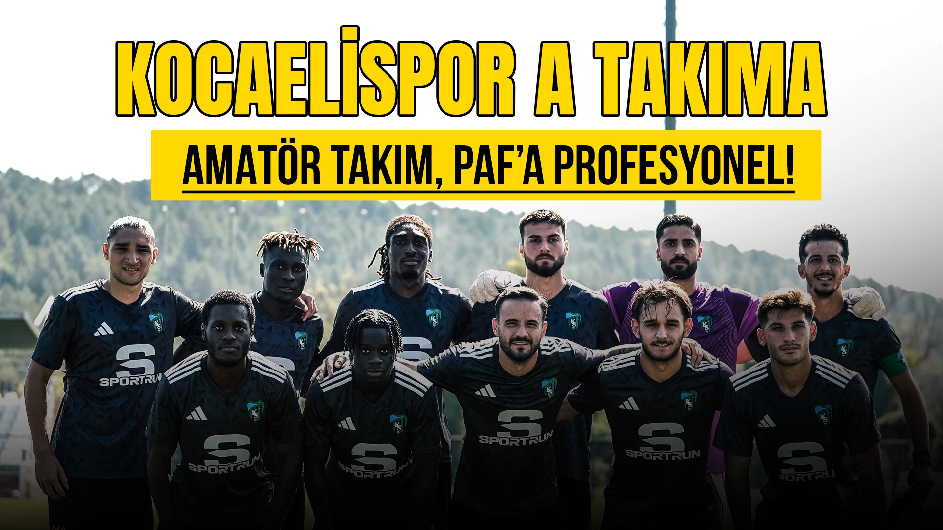 Kocaelispor PAF profesyonelle, A takım amatörle oynuyor