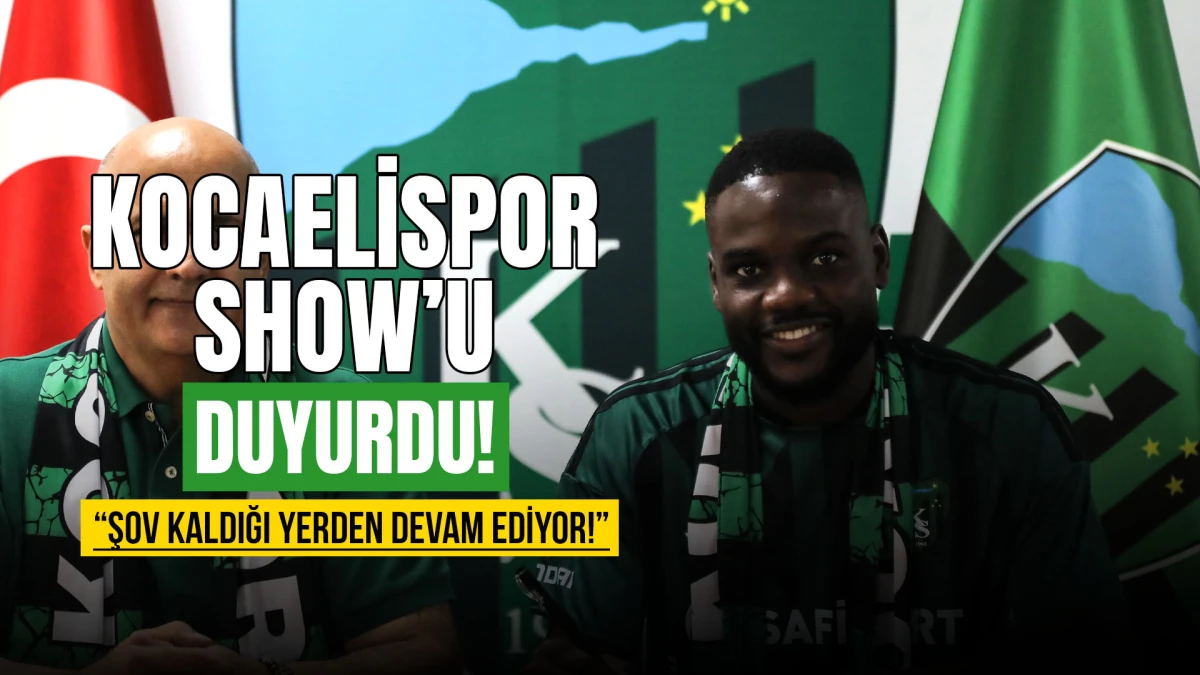 Kocaelispor, Show'u açıkladı