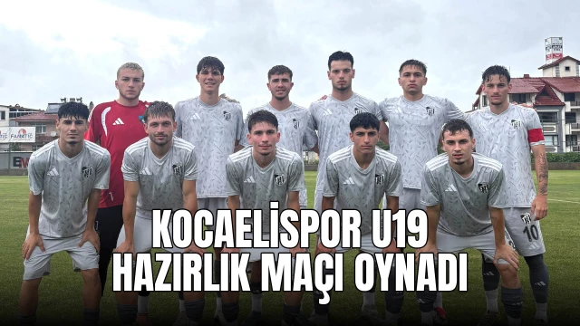 Kocaelispor U19 PAF, ilk hazırlık maçında Al Bidda’ya mağlup oldu
