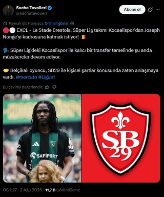 Kocaelispor’da Jo ayrılığa yakın!