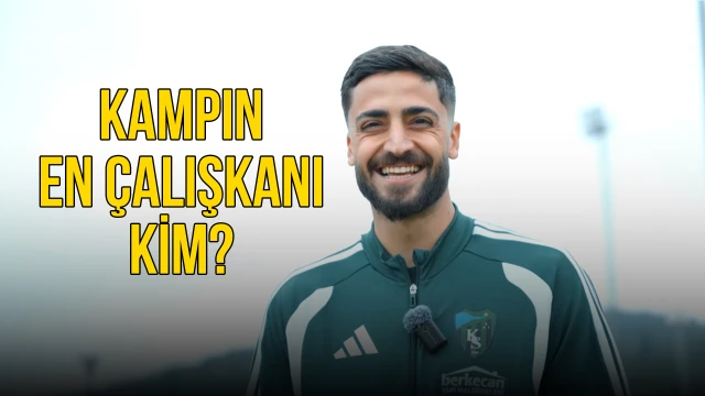 Kocaelispor'da kampın en çalışkanı kim?