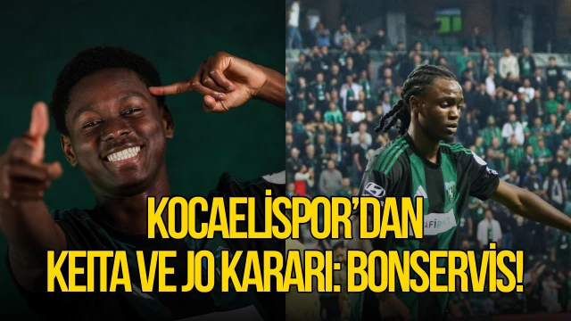 Kocaelispor’da Keita ve Jo kararı