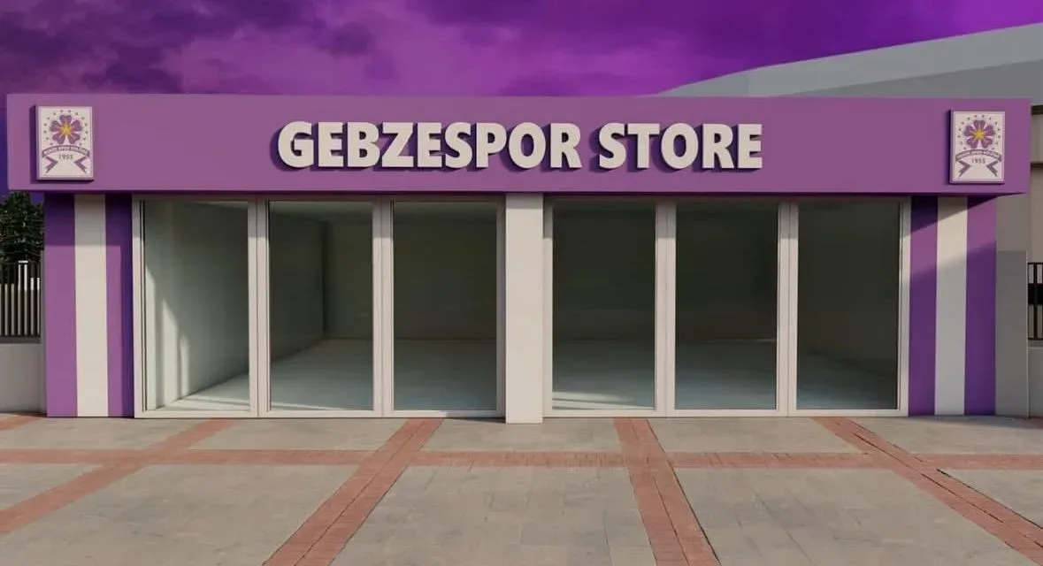 Gebzespor Store taraftarların hizmetine açılıyor