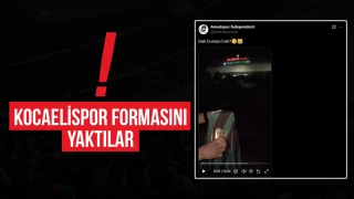 Şimdiden ortamı geriliyor: Kocaelispor forması yaktılar