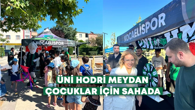 Üni Hodri Meydan’dan çocuklara Kocaelispor sürprizi